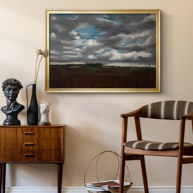 Cloud Study-John Constable-Framed Gallery Wrapped Canvas-c. 1821–1822, Framed Canvas, 22.5x30.5, Gold