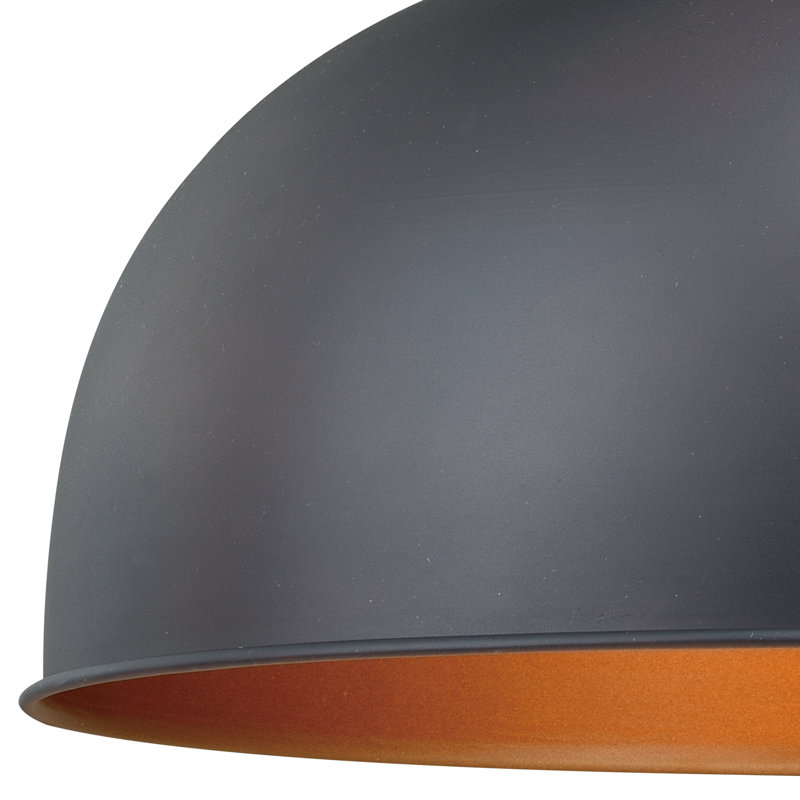 Harriett 15 in. H 1-Light Oil Burnished Bronze and Light Gold Dusk to Dawn Sensor Farmhouse Outdoor Wall Sconce, Metal Shade, Dark Sky Compliant for Exterior Porch Patio Front Door or Garage