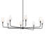 Lustre rond 52 lumières XL 52 "avec abat-jour en lin blanc-1035542871