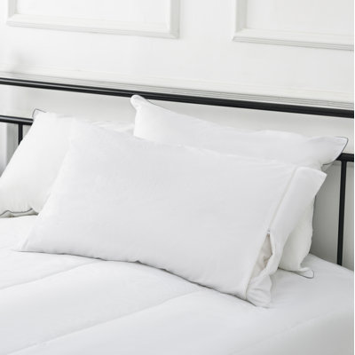 Cotton Blend Zipper Pillow Protector