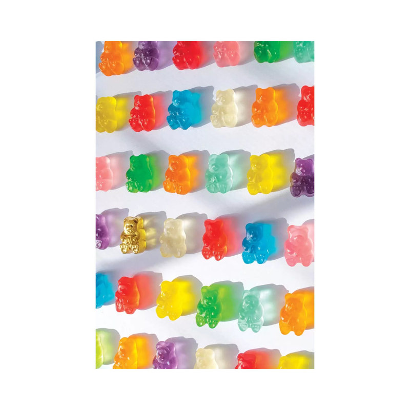 Reproduction de photo sur toile tendue, "Stonné Glass Gummies" par Erin Summer, H 40 po x l 26 po x P 1,5 po