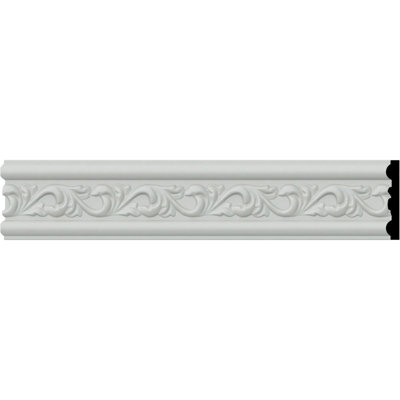 Endurathane Tristan Chair Rail, 2"H x 3/8"P x 94 1/2"L, Factory Primed (8-Pack)