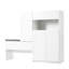 Étagère à chaussures élégante avec tablettes réglables - 21 armoires pour la maison, banc blanc polyvalent-1185910176