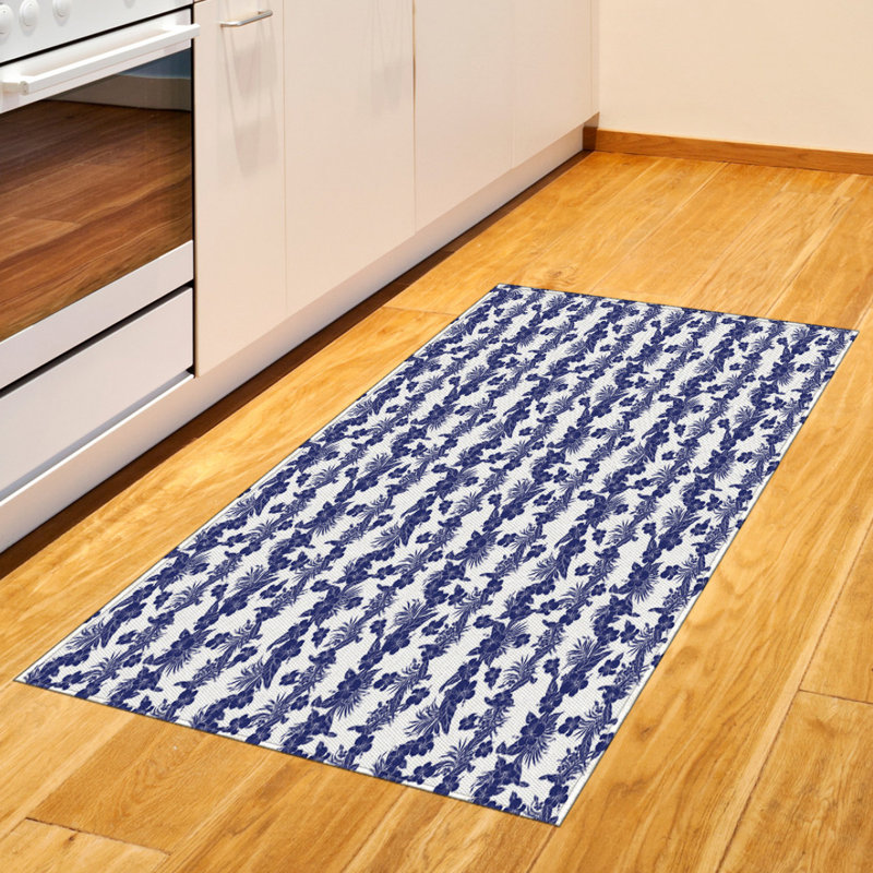Luau High Density Long Fiber Poly Threads Decorative Area Rug Carpet, Rectangle 4' x 5'8"