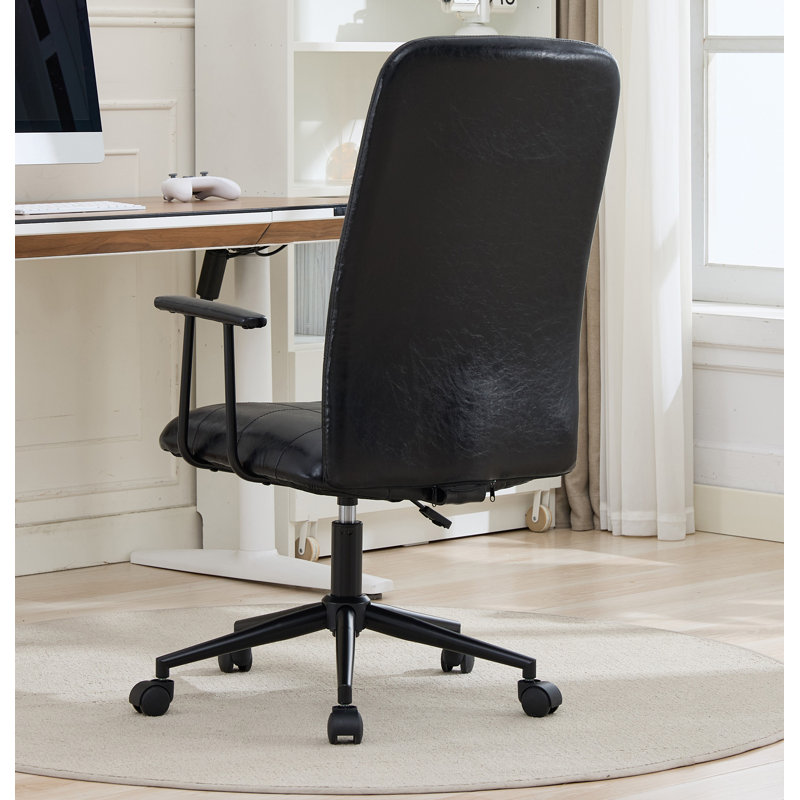Chaise de bureau 2SETS, Noir antique
