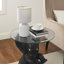 Fateh Glass Top End Table