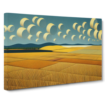 Evolving Wheat Field - Wrapped Canvas