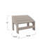 Tabouret en résine PEHD Crystal Harbor