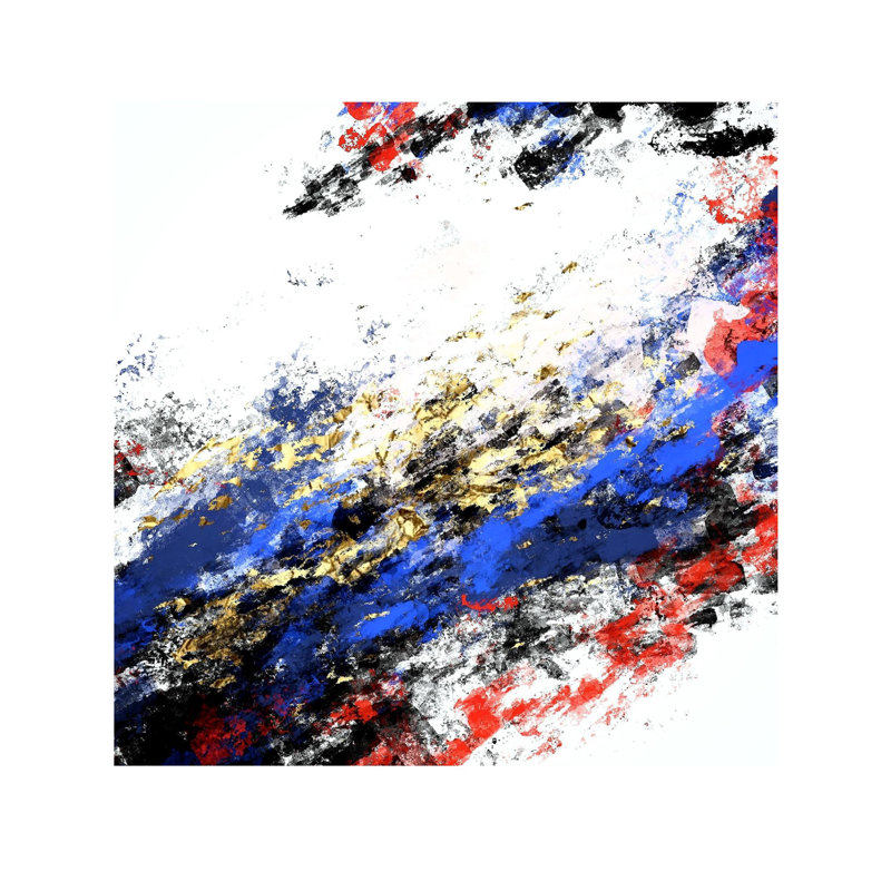 Art mural abstrait coloré | Acrylique sur toile | Par Vinit Pravin Mistry