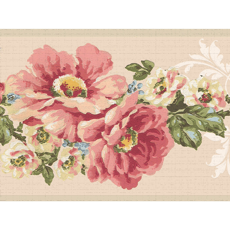 Peel & Stick Floral Border