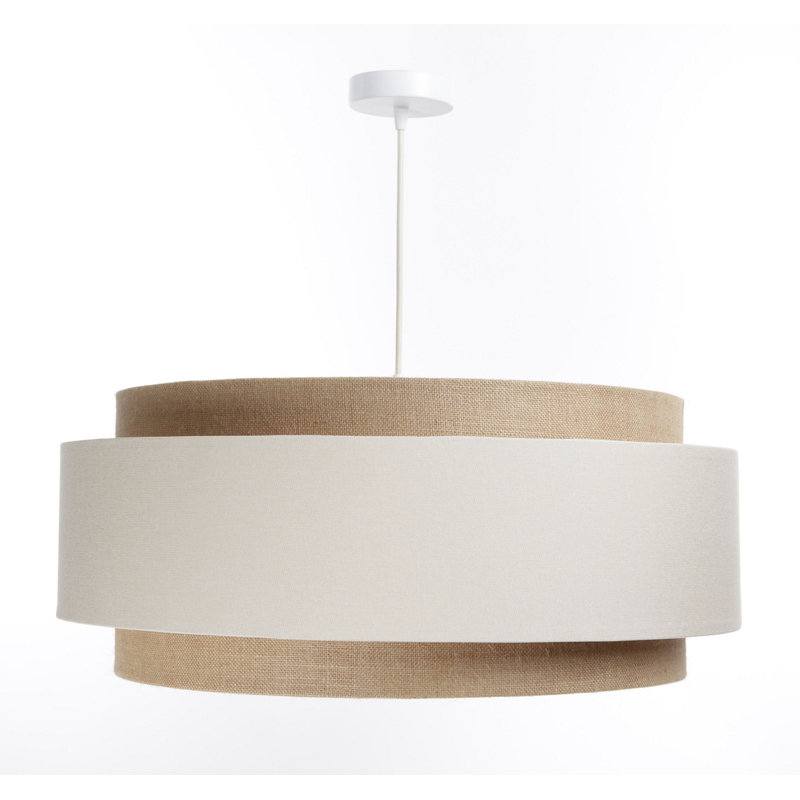 Ammann 1 - Light Silver Drum Pendant