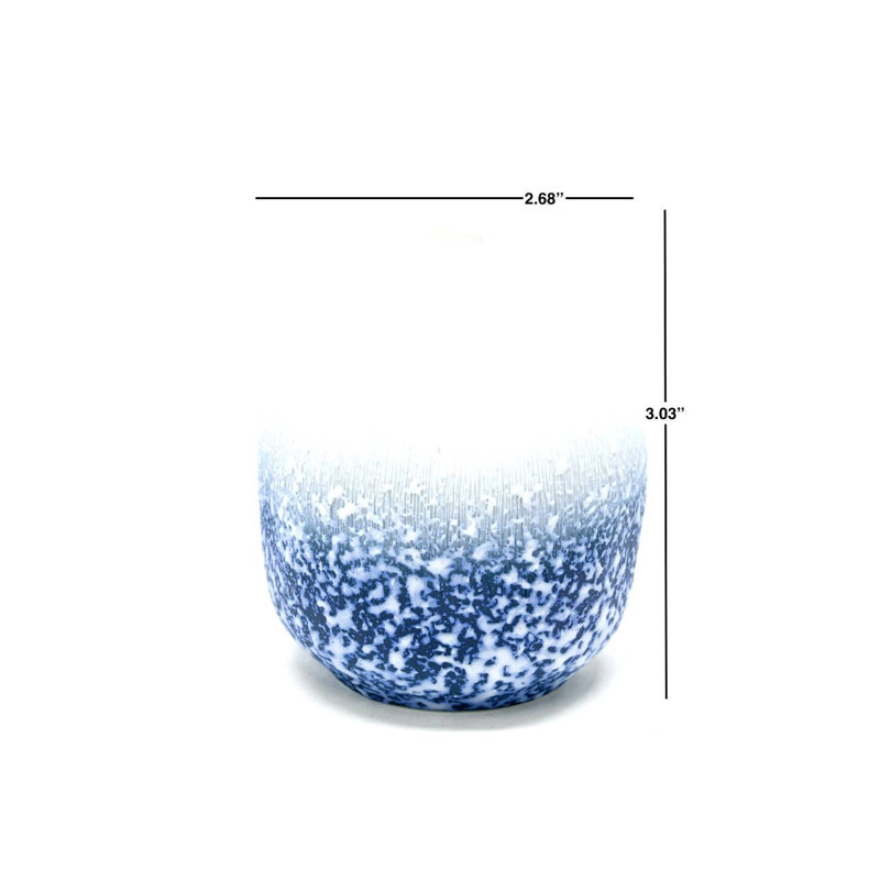 Vase de table Alexiona, Bleu, H 3 po x l 2,7 po x P 2,7 po