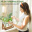 Plante terrarium avec support en bois-1124183995