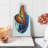Ambesonne Earth Tempered Glass Cutting Board Earth Inner Core Science Multicolor