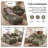 Upholstered Chaise Lounge Chairs Corduroy Double-Size Sofa With Console & USB Ports & 2 Cup Holders-861792928