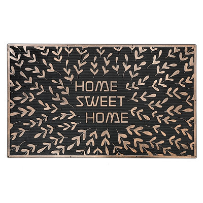 Striped Polyester Kitchen Mat