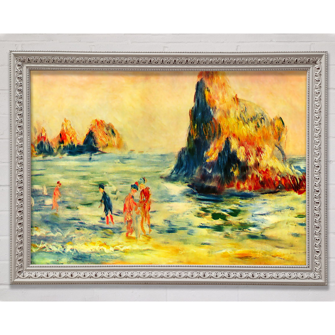 Renoir Cliffs At Guernsey - Einzelner Bilderrahmen Kunstdrucke