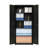 High Storage Cabinet with 2 Doors and 4 Partitions to Separate 5 Storage Spaces, Home/ Office Design