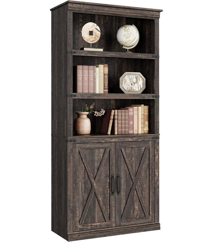 175 cm H x 80 cm W Floating Shelf Bookcase
