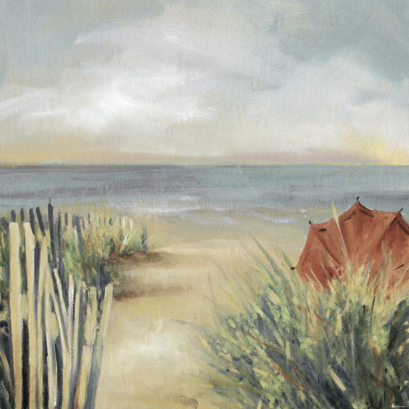 New Haven by Elizabeth Franklin - Wrapped Canvas Painting, 30cm H x 30cm W