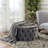 Grey Velvet With Upholstery - And Versatile Comfortable Footstool