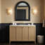 Benita 48" Rattan and Oak Bathroom Vanity