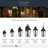 Cleary 30" 3-Light Outdoor Wall Light with Clear Glass in Textured Black-126690917-126690916