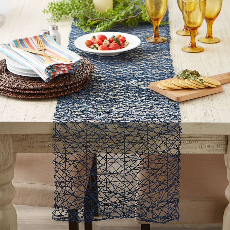 Chemin de table Grzech, Bleu français