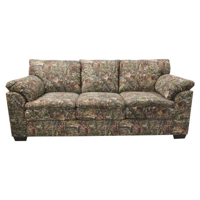 Union Rustic Model 70B2A8FCE910449A85674D39F59BB158 Sofa in Superflauge Camo Fabric