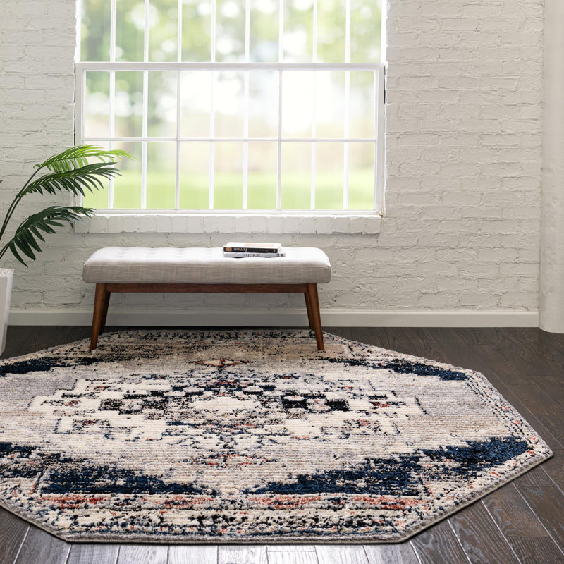 Tucson Geometric Indoor Rug, Octagon 7' x 7'