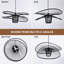 Ensemble de 2 luminaires suspendus en bambou tissés à la main et en forme d'aile-1160202851-1160202854