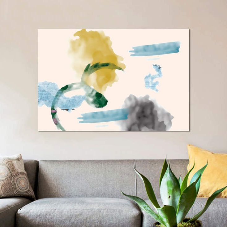 « your sourire i », impression sur toile, H 8 po x l 12 po x P 0,75 po, Toile tendue, Pas de tapis