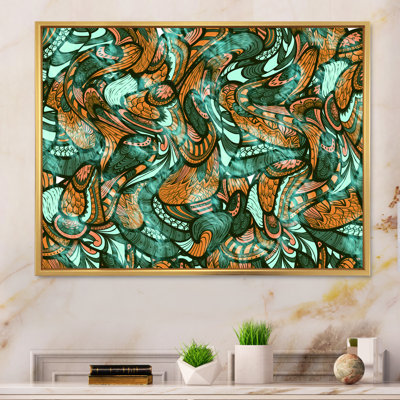 «Multi Red Exotic Animal Pattern II», reproduction sur toile flottante