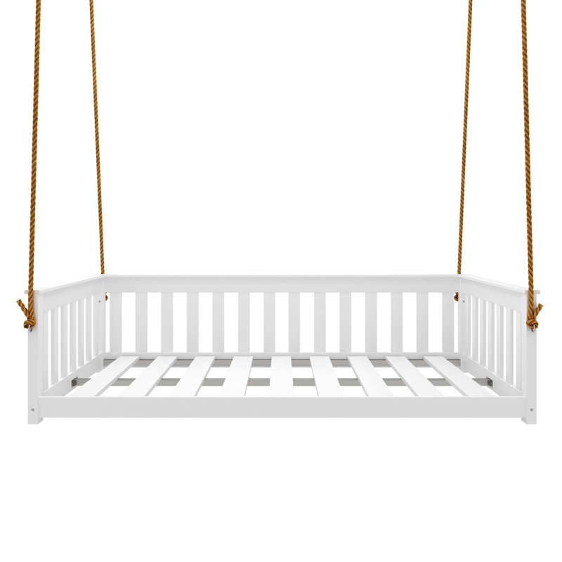 Beckett Poly Composite Daybed Swing, 79", White