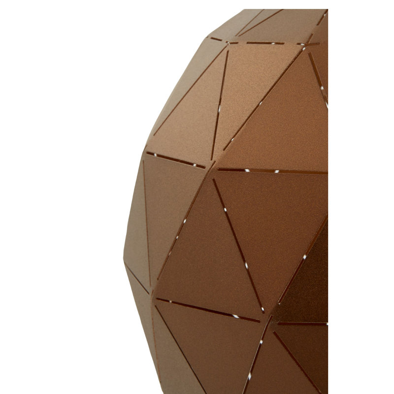 Cosima 1 - Light Coffee/Gold Single Pendant