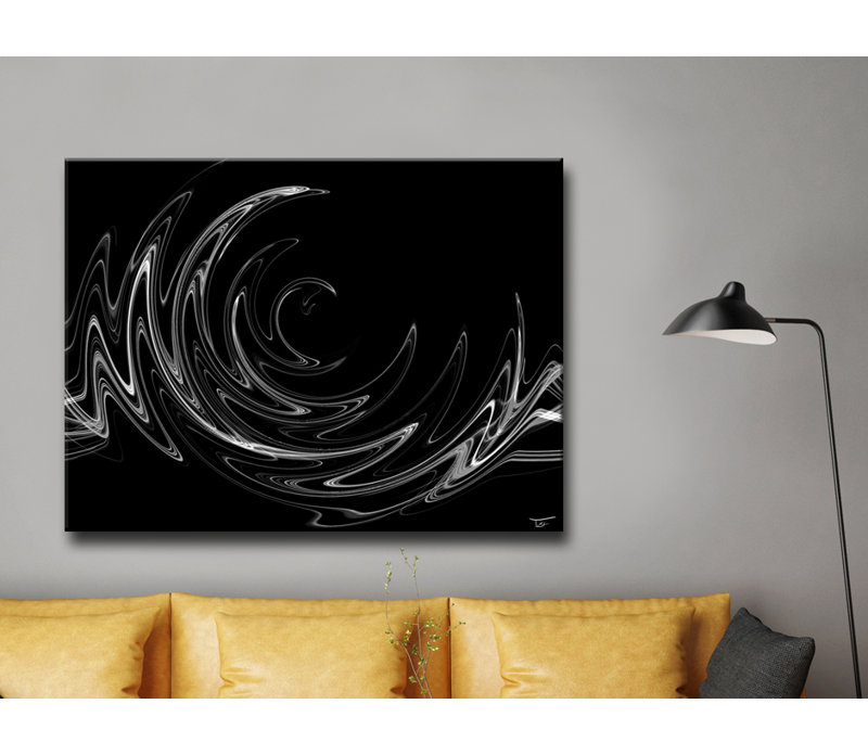 « aqueux trance vi », impression sur toile, H 20 po x l 30 po x P 1,5 po