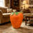 Oversized Carrot Shaped Resin Stool Side Table