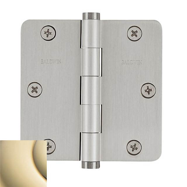 Lifetime Brass 3.5 Inch Traditional Residential Door Hinge