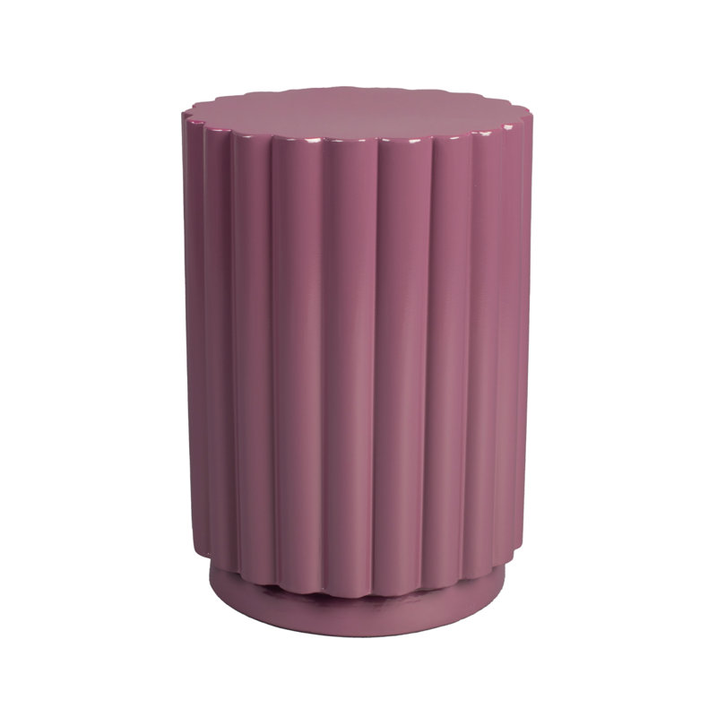 Tabouret d'appoint Camila, Mauve
