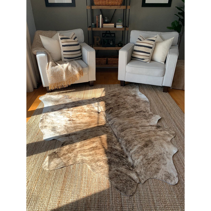 Arinn Handmade Medium Brindle Cowhide Rug