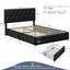 Upholstered Bed Frame with Drawer Storage-370691892-380821006