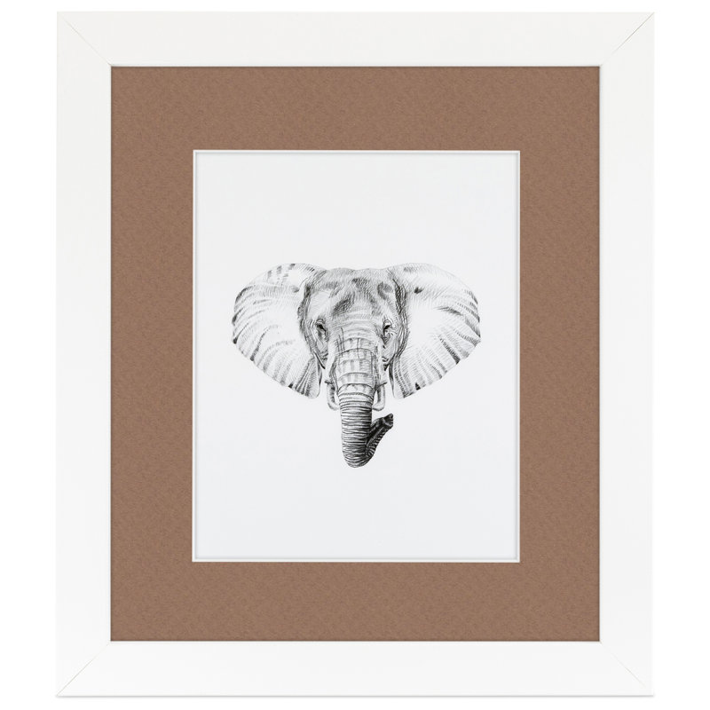 Matte Picture Frame with Mat, Sandpiper