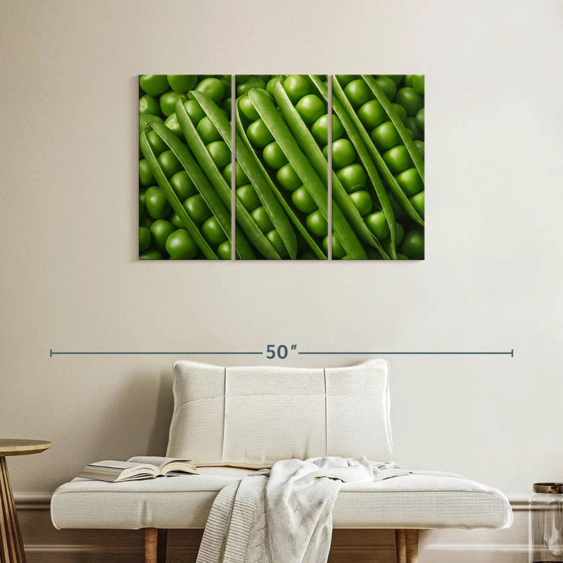 Yarlin Peas, 24" H x 38" W