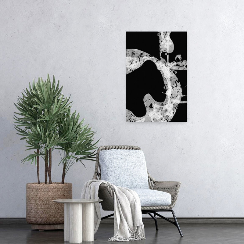 Art contemporain, art contemporain abstrait, H 24 po x l 16 po