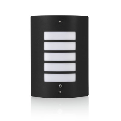 Fyffe 29.6cm H Outdoor Bulkhead Light with Dusk to Dawn