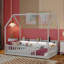 Lits avec rangement, lit simple en bois de pin pour chambre d'enfant moderne