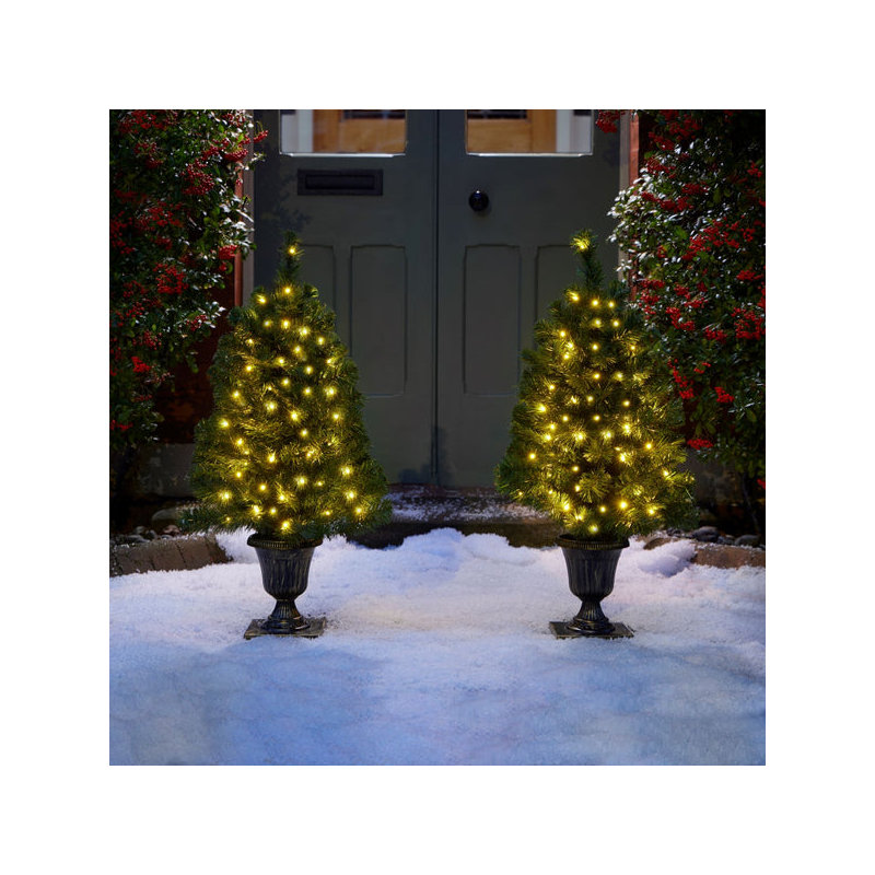 Lighted Artificial Christmas Tree