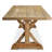 Solid Wood 10-Person Outdoor Dining Table