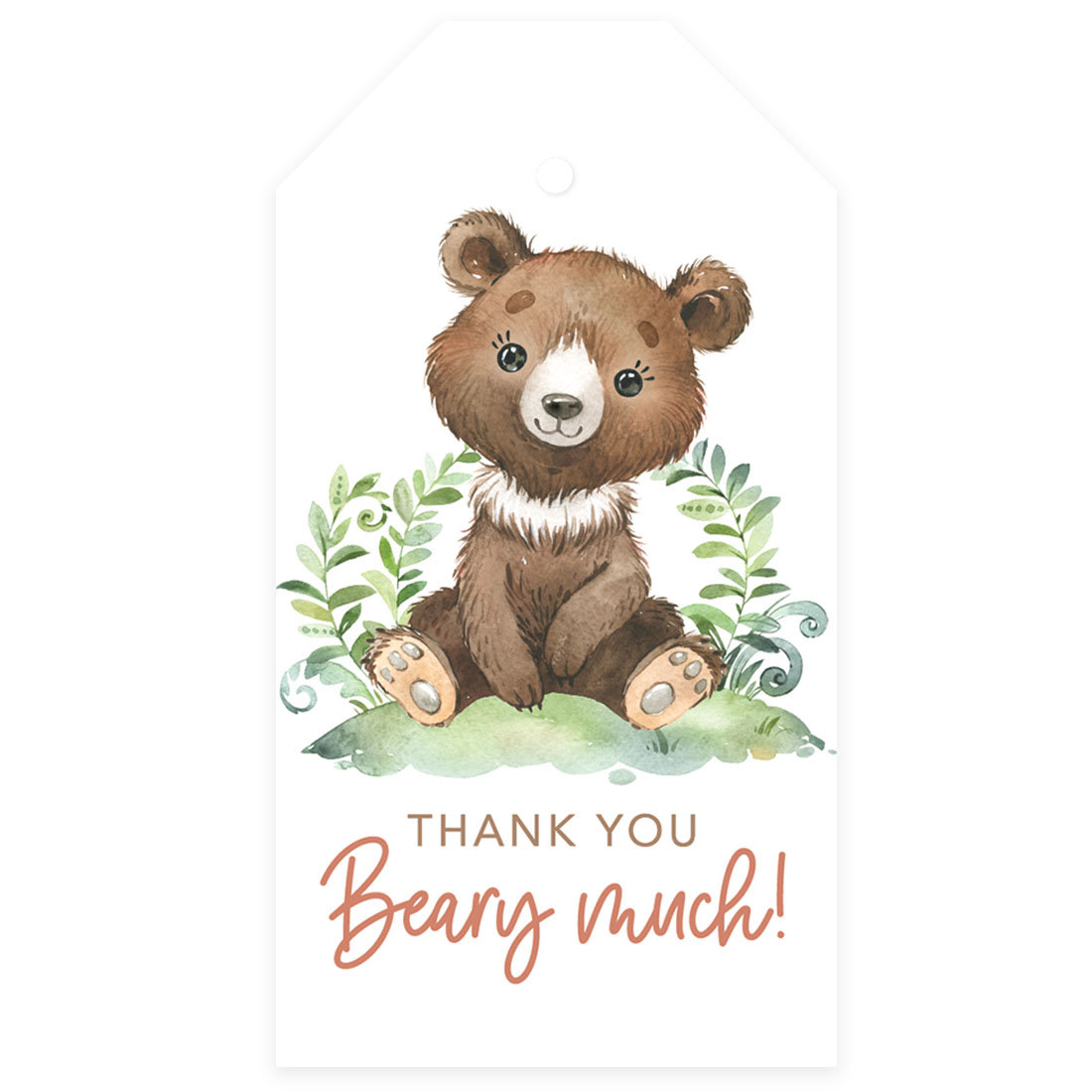 Teddy Bear Thank You Baby Shower Favors Gift Tags | Zazzle | Baby shower  favors, Baby shower, Baby bear baby shower