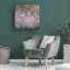  Art mural sur toile tendue - "Le jardin de l'artiste à Giverny" par Claude Monet pour décoration de salon, de chambre à coucher ou de bureau - 24 x 24-1049859008